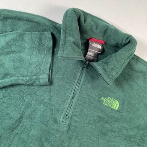 The North Face Mens Fleece Pullover Polartec Classic Green Medium‎